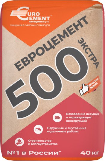 Цемент Цемрос М-500 ЦЕМ ll/А-П 42,5Н 40кг