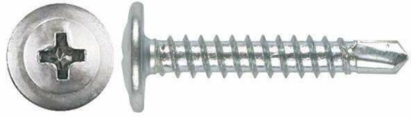 Саморез с прессшайбой со сверлом Zn 4,2х16 (240шт) №1551