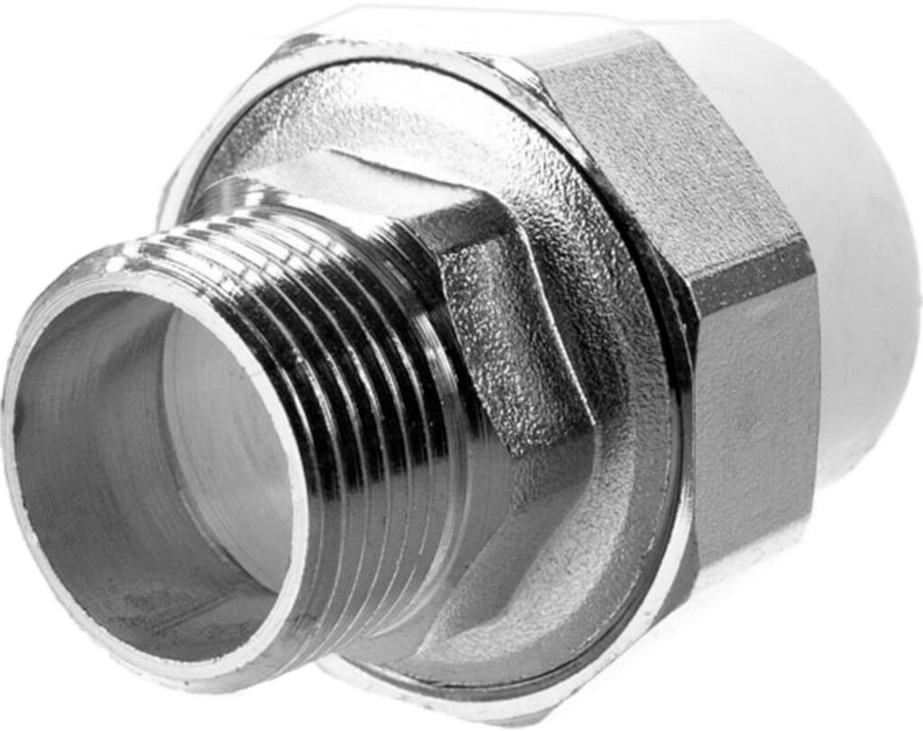 Муфта комбинированная разъемная (Американка) наружная резьба PN25 d25х3/4″ раструбная