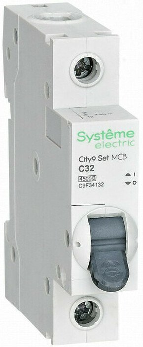 Выключатель автоматический Systeme Electric City9 1 полюс 32А