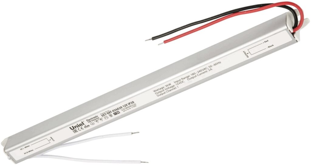 Трансформатор 12V 36Вт UET-VAT-036A20 IP20