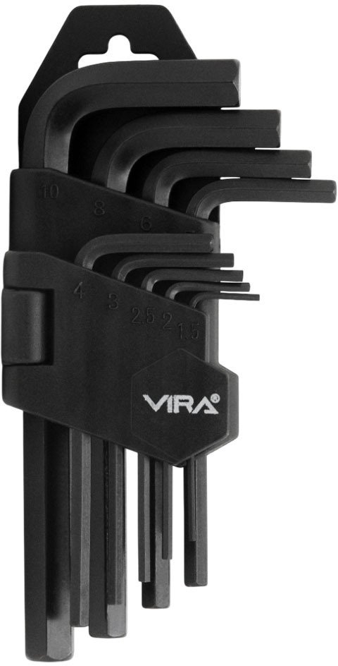 Набор шестигранных ключей Vira 1,5-10мм 9предм.